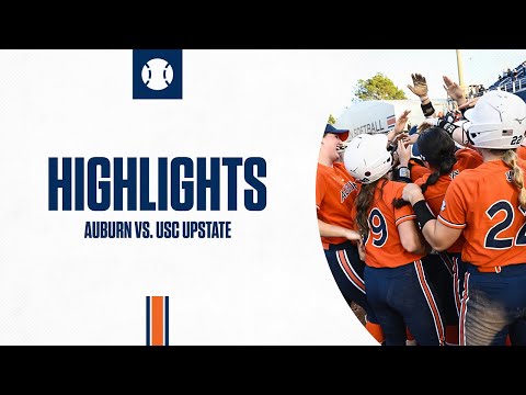 Auburn Softball - Highlights vs SC Upstate