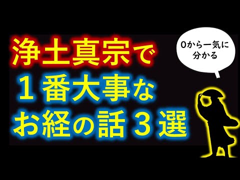 浄土真宗で大事なお経ベスト３ 【０から一気に分かる動画】