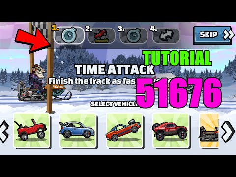 🎮 51676 TUTORIAL 🎮 (Winter Whiplash) - Hill Climb Racing 2