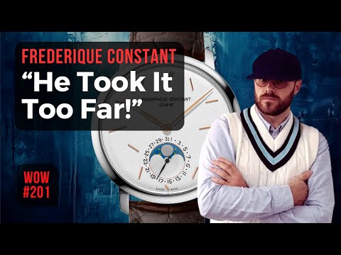 Frederique Constant Slimline Moonphase & Second-second  // Watch of the Week. Review 201