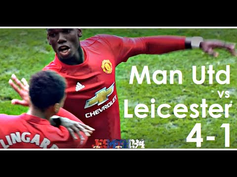 Man Utd vs Foxes 4-1 (HD)