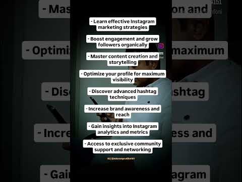 Instagram Mastermind Learning Course | #instagram #instagramvideo