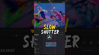 Slow shutter effect in DaVinci Resolve