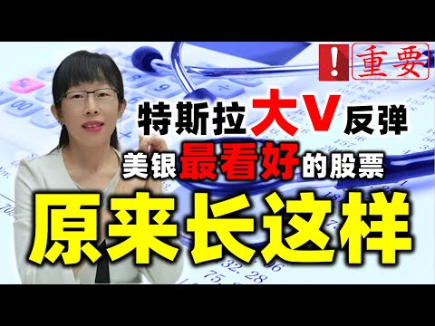 股票买卖 | 特斯拉深V反弹可抄底？2023美银最看好的股票，长这样#股票