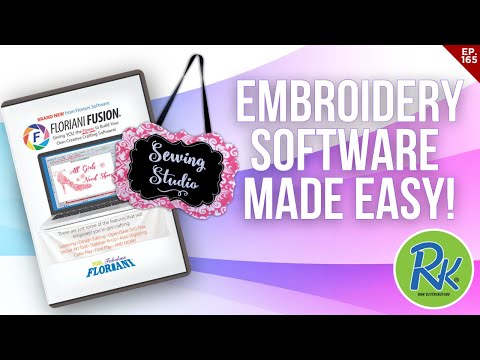 EMBROIDERY SOFTWARE MADE EASY WITH FLORIANI!🧵❤✨