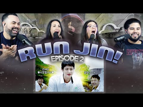 BTS "RUN JIN Episode 2" - He’s so competitive yet nice 😂 | Couples React