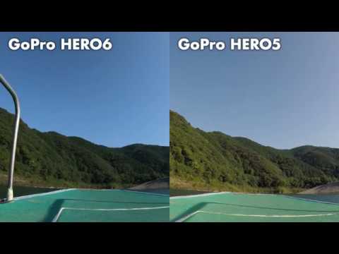 GoPro HERO6とGoPro HERO5　手ブレ補正比較動画【色味の違い】