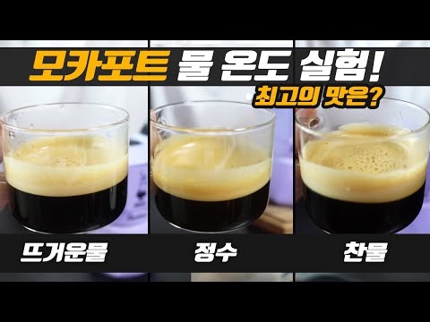 뜨거운물vs정수물vs찬물ㅣ 가장 맛있는 물 온도는?