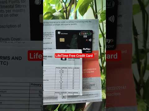 BoB VikRam Credit Card Unboxing #techadda #bobcreditcard #lifetimefreecreditcard #shorts#shortvideo