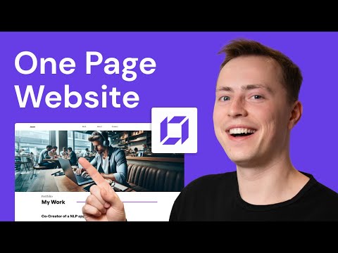 How to Create Your One-Page Website EASILY With Hostinger: Step-By-Step Tutorial