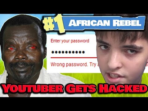 African Rebel Kony HACKS Youtuber VIBEZ On Fortnite & Takes His Verified Channel!