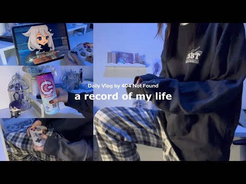 ゲーム女子の引きこもりVLOG┊部屋の掃除┊原神 にじさんじオタクの日常