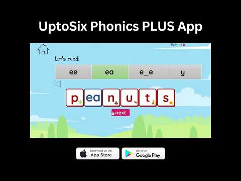 Long ee Sound | UptoSix Phonics PLUS App @uptosixphonics