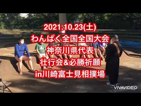 【わんぱく相撲】神奈川県代表💪壮行会&必勝祈願in川崎富士見相撲場【葵相撲道場】