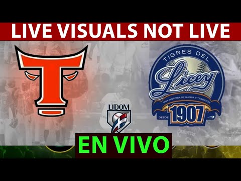 ⚾ Tigres del Licey vs Toros del Este LIVE | Dominican Professional Baseball League