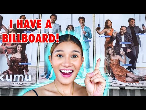 I HAVE BILLBOARD IN EDSA! + First MRT Ride | Jen Barangan