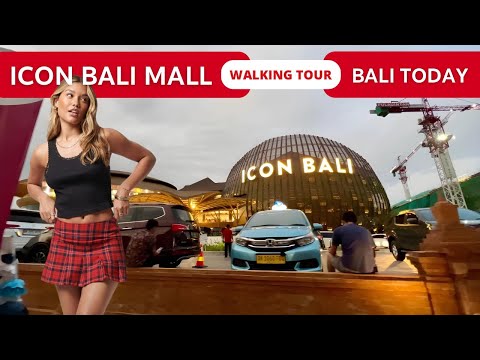 ICON BALI MALL SANUR: Largest shopping center in Southeast Asia 🇮🇩 BALI TODAY WALKING | Bali 2024