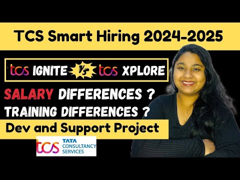 TCS Ignite Vs TCS Xplore|Tcs Ignite -Xplore  training program| TCS salary|TCS ignite Projects|GWS