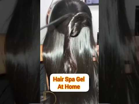 Hair Spa At Home | Get Super Glossy Hair #haircare #diy #hairtips #shorts #shortvideo #shortsfeed