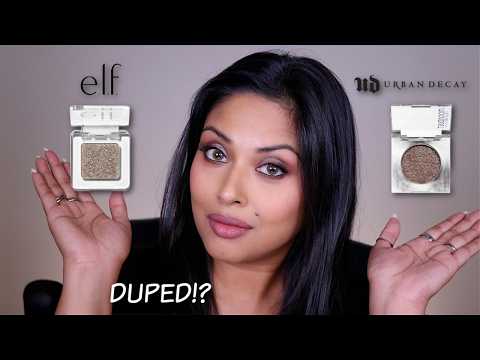 ELF Fine As Fleck Glitter Eyeshadows | Eye Swatches & Comparison | Anne Soul