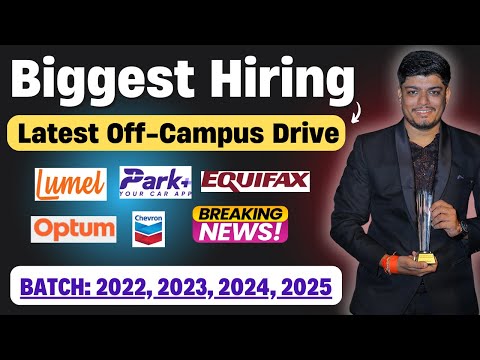 🔥Biggest Hiring | Lumel, Park+, Optum, Hiring | Off Campus Drive 2025, 2024, 2023, 2022 BATCH