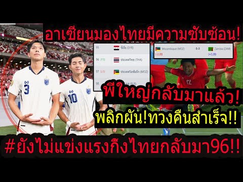 #พลิกผัน!สถานการณ์แรงกิ้งไทยแซงโมซัมบิก ทั้งที่ยังไม่แข่งปินส์..?/อาเซียนทึ่งทีมแห่งโชคลาภ!