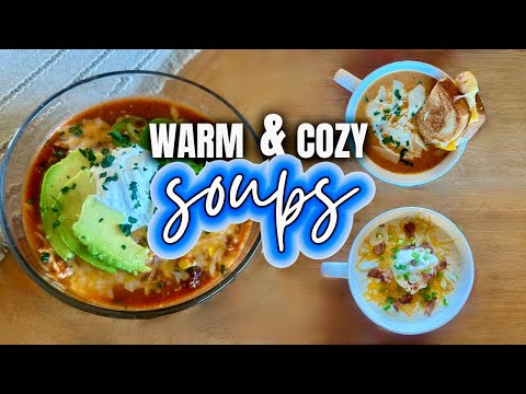 Warm & Cozy Soup Recipes | Soup Season Recipe Ideas | Whats for Dinner | MEL COOP