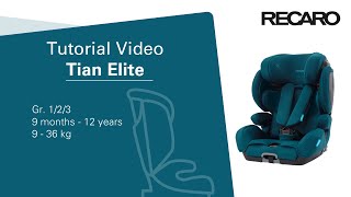 RECARO Tian Elite Tutorial Video