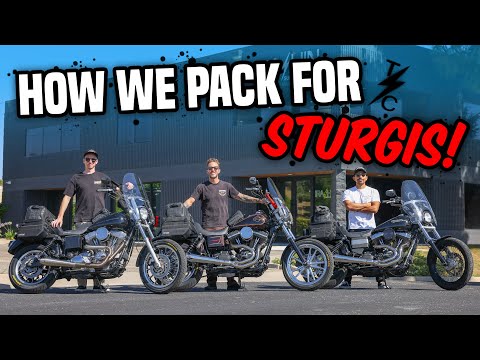 How We Pack For Sturgis!