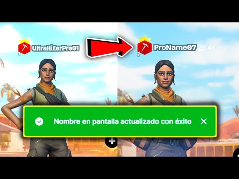 Cómo Cambiar Tu Nombre en Fortnite Fácil y Rápido