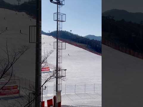 ⛄️❄️Alpensia渡假村滑雪場是2018年平昌冬季奧運的國際滑雪聯盟(FIS)所認證的國際規格滑雪場❄️#korea#烤韓牛