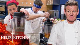 Chefs Who Dropped Their Dishes Must Now Cook for Their Lives | Hell's Kitchen