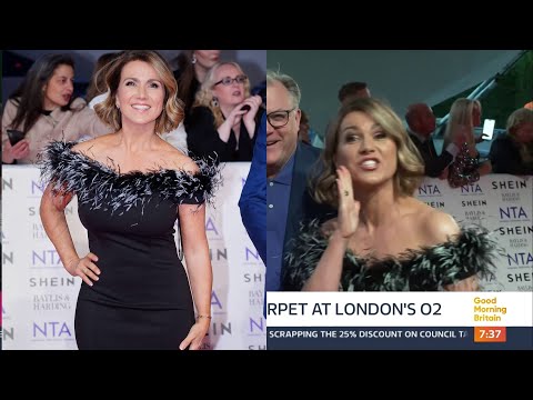 Susanna Reid @NTA24: off-the-shoulder vintage number