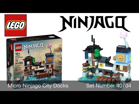 LEGO Ninjago Micro Ninjago City Docks (40704) Stop Motion Speed Build