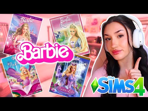 Every Rooms a Different BARBIE MOVIE in The Sims 4