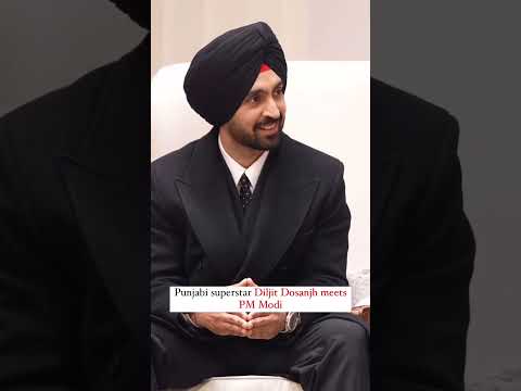 Diljit  Meets PM Modi Discusses India's Greatness and His Journey #diljitdosanjh #narendramodi