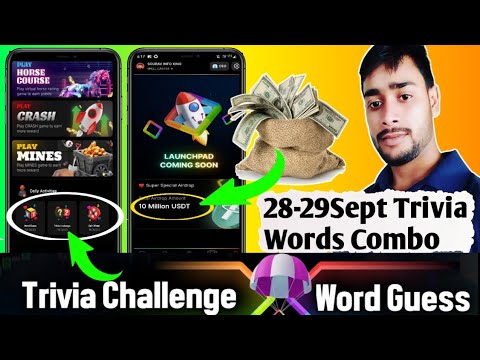 28 Sept BLove Dapp Trivia challenge & Words Guess Combo | today BLove trivia | BLove word combo