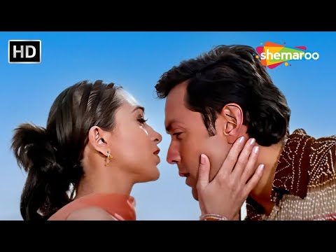 O Mere Dholna O Mere Sajna | Bobby Deol, Karishma Kapoor | Aashiq (2001) | Udit Narayan, Anuradha P