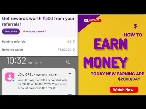 Best Refer and Earning App Today | Without Investment | Instant Withdrawal | Earning App