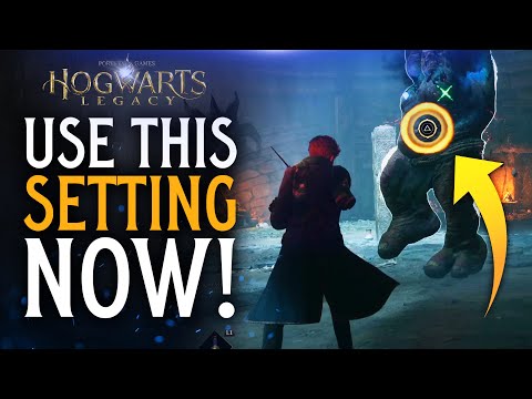 Hogwarts Legacy - Change This Setting Now To Make Combat EASY! (Tips & Tricks)