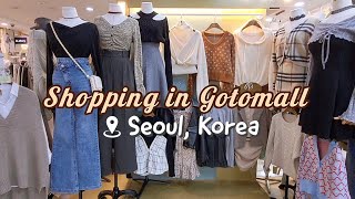 Fall / Winter Fashion Haul at Gotomall Underground Shopping Center | Shopping in Korea Vlog