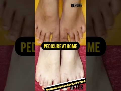 Salon Like Pedicure Free At Home | How To Get Fair Feet,Remove Suntan #viral #feets #handswhitening