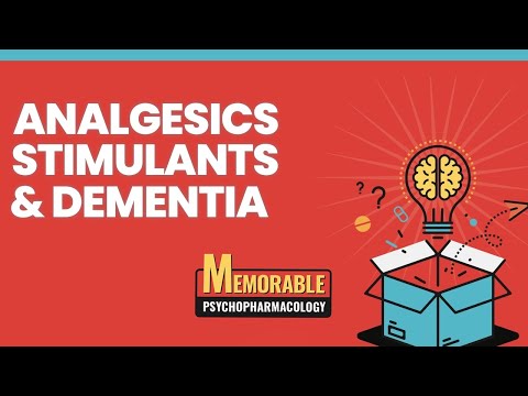 Analgesics, Stimulants, and Antidementia Drugs Mnemonics (Memorable Psychopharmacology Lectures 7-9)