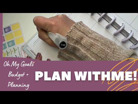 PLAN WITH ME In My Happy Planner Classic - Weekly Overview | Oh My Goals BUDGET + PLANNING Channel