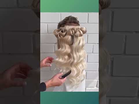 Amazing Hollywood waves 2024! Hairstyle tutorial