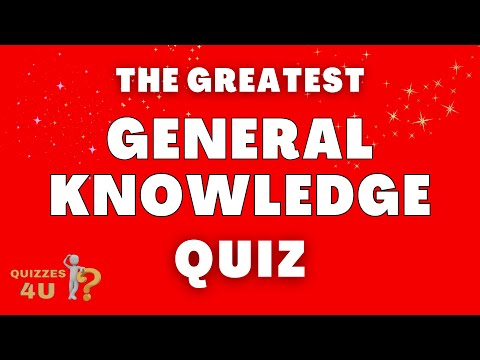 The Greatest General Knowledge Quiz Ever? | Ultimate Trivia Quiz Game ✨New Quiz