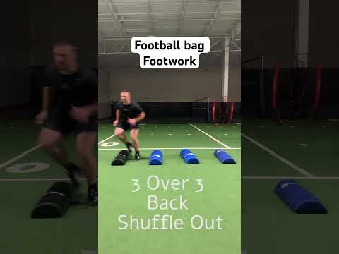 Football Bag Footwork #footballplayers #footballdrills #dline #linebacker