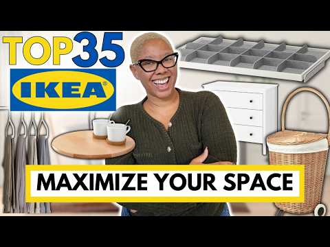 35 Genius Small Space Essentials  from IKEA in 2024! Studio, Small Space, and Apartment Friendly!