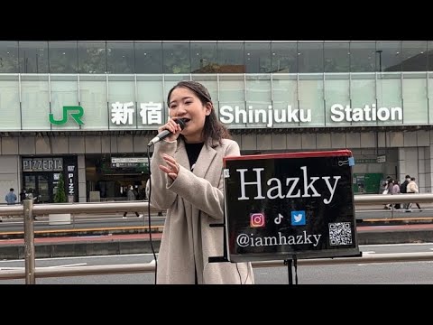 「366日/HY」cover Hazky  初めての新宿路上ライブ