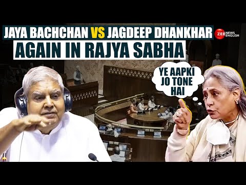 Jagdeep Dhankhar Vs Jaya Bachchan Clash In Rajya Sabha Live; 'Your Tone Is Not Acceptable Sir'